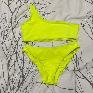 Neon Yellow SHEIN bikini